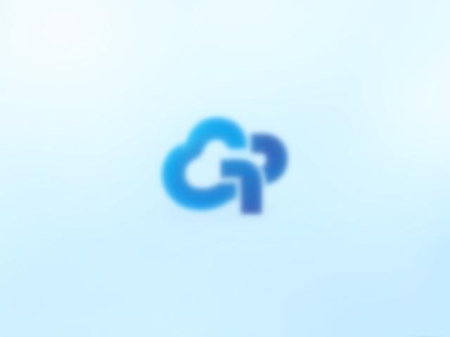 Generative art branding concept with a flowing, colorful logo