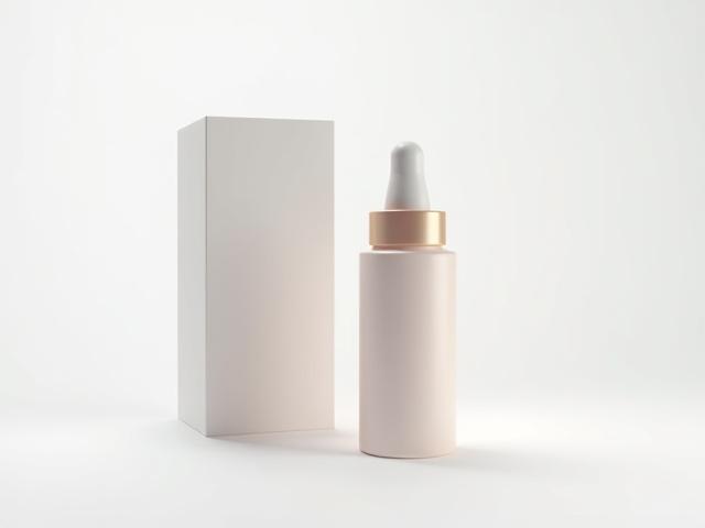 AI-generated product mockup for cosmetic packaging