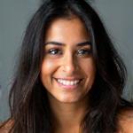 Portrait of Samira Khan, a smiling young woman.